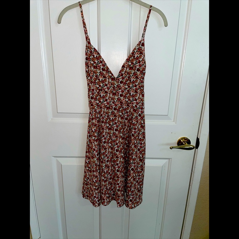 NWOT floral fit & flare dress